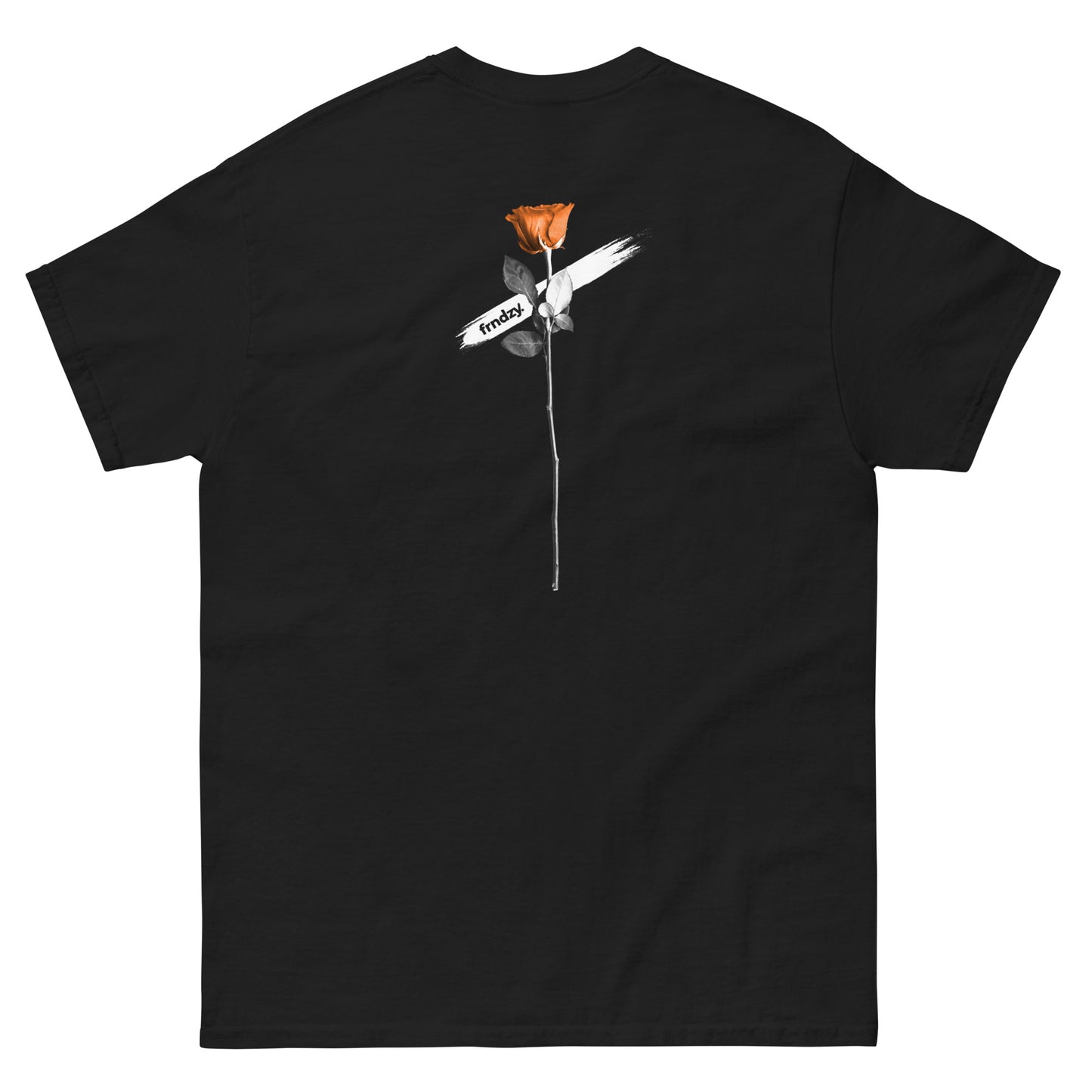 frndzy orange rose shirt back