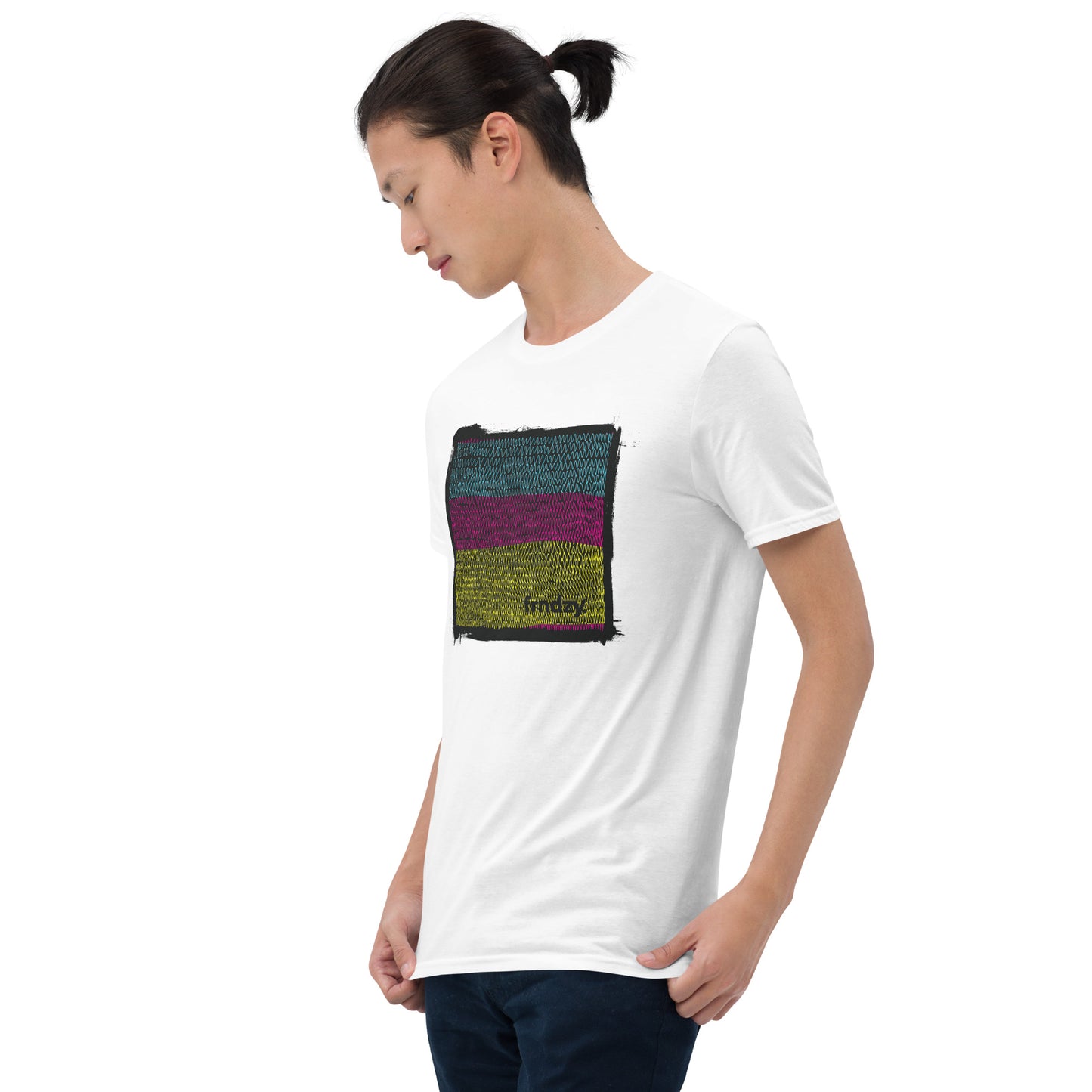 CMYK scribble tee (brave mens) white