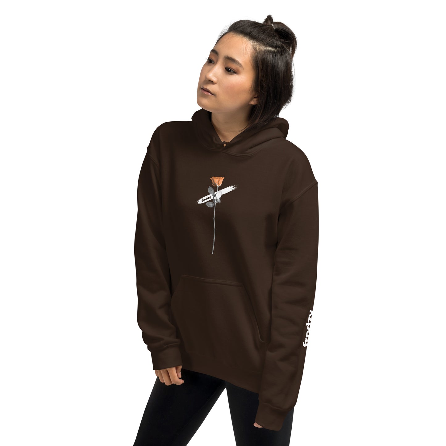 Orange Rose Hoodie