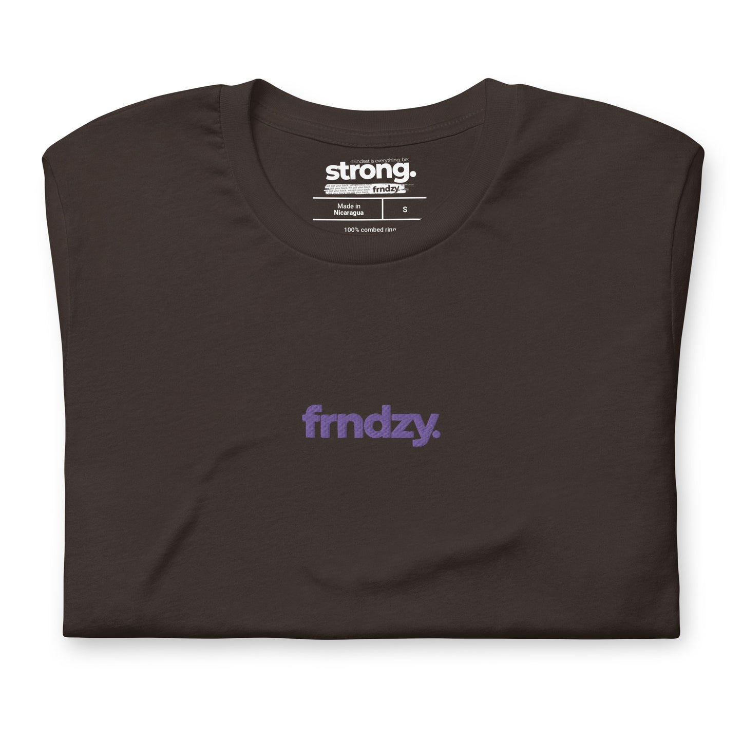 frndzy simple embroidered shirt