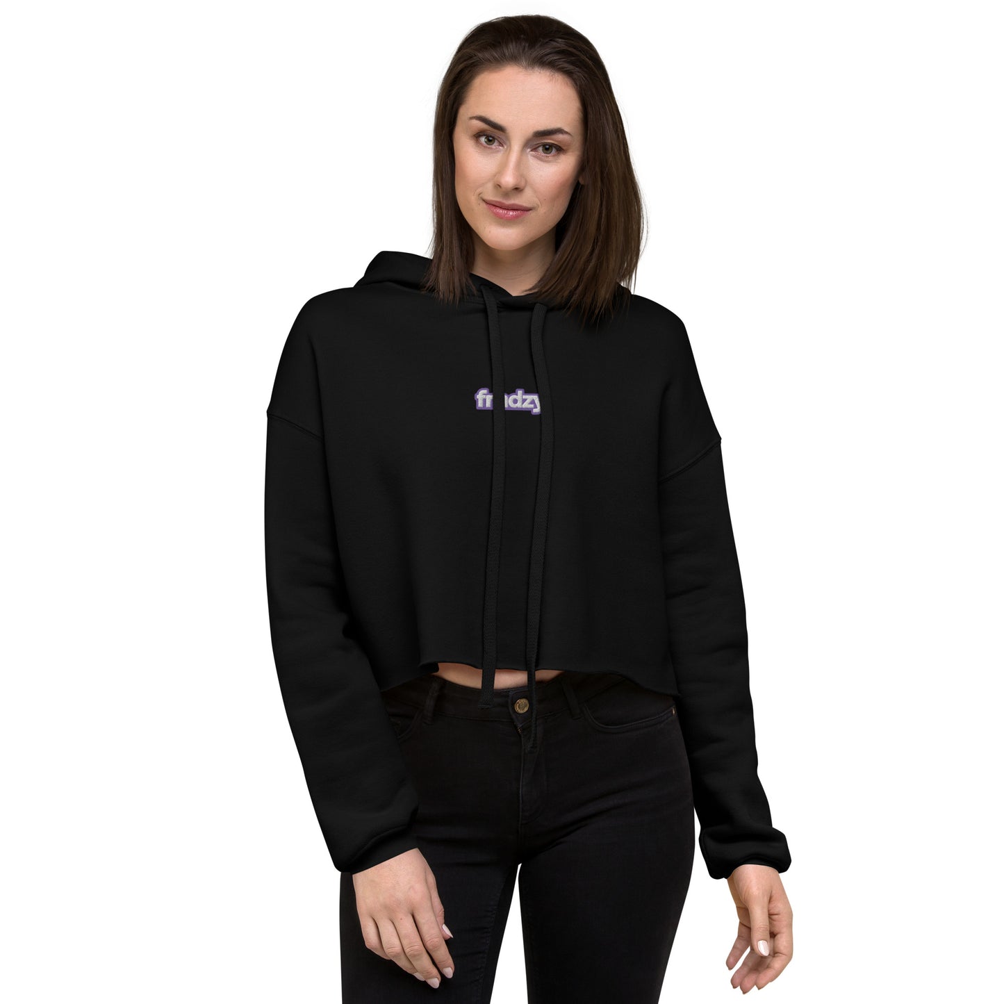 frndzy simple cropped hoodie (womens)