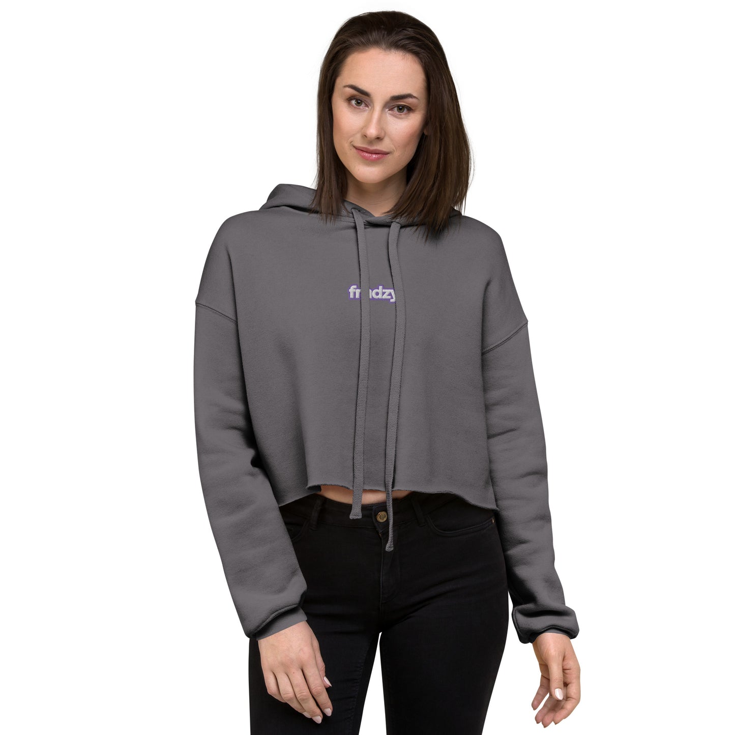 frndzy simple cropped hoodie (womens)