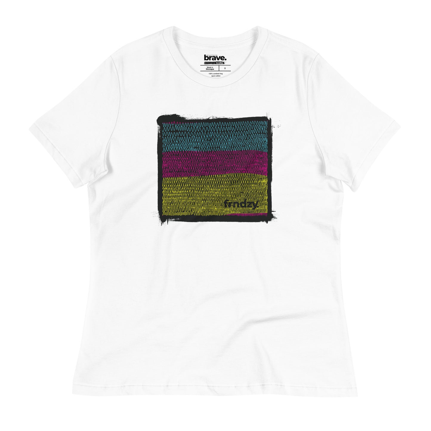 CMYK scribble shirt (womens)