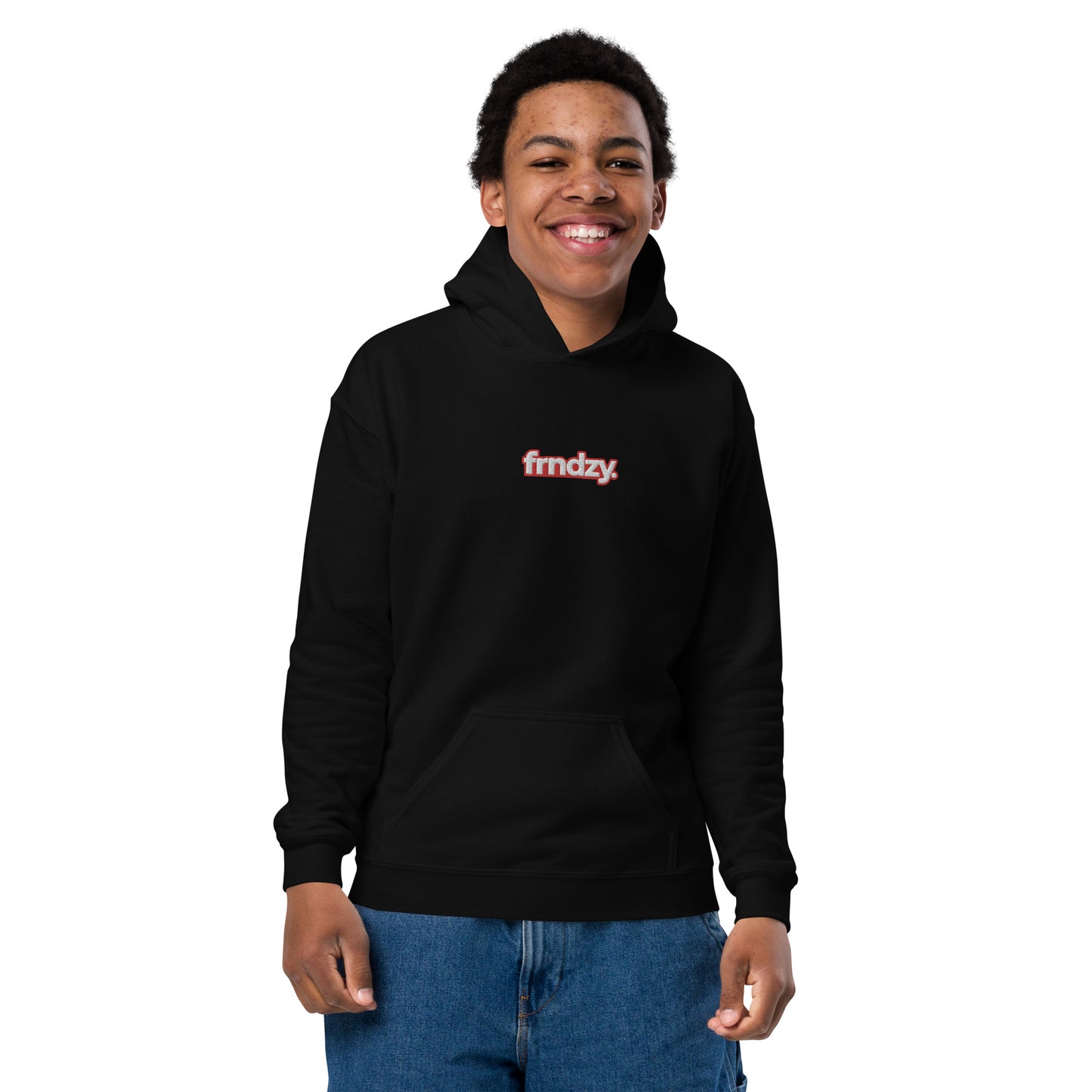 frndzy youth embroidered hoodie